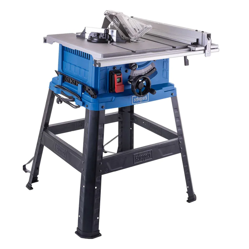 Tischkreissäge HS105 Scheppach - 2000W | 90mm Schnitthöhe | Ø255mm 24Z | schwenkbar bis 45° | 640x920mm Tischverbreiterung | inkl. Querschneidlehre by Scheppach – product image 1 of 5