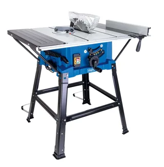 Tischkreissäge HS110 Scheppach - 2000W | 83mm Schnitthöhe | Ø254mm Sägeblatt | Höhen- und Schrägverstellung | inkl. Querschneidlehre und Längsanschlag by Scheppach – product image 1 of 2