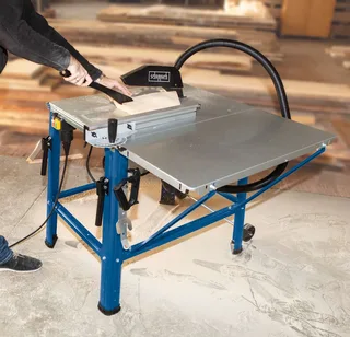 HS120O Zaagtafel met onderstel - 2200W - 315mm van Scheppach – productafbeelding 2 van 2