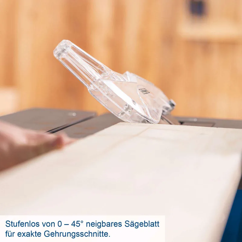 Tischkreissäge HS210 Scheppach - 1500W | 70 mm Schnitthöhe | Tischgröße 500 x 445 mm | Ø210 mm Sägeblatt | inkl. Querschneidlehre & Längsanschlag de Scheppach – image du produit 2 sur 5