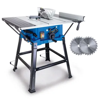 Tischkreissäge HS250L SE Scheppach - 2000W | 87mm Schnitthöhe | 546 x 630mm Tisch | Laser | inkl. 2. Sägeblätter 24Z by Scheppach – product image 1 of 5