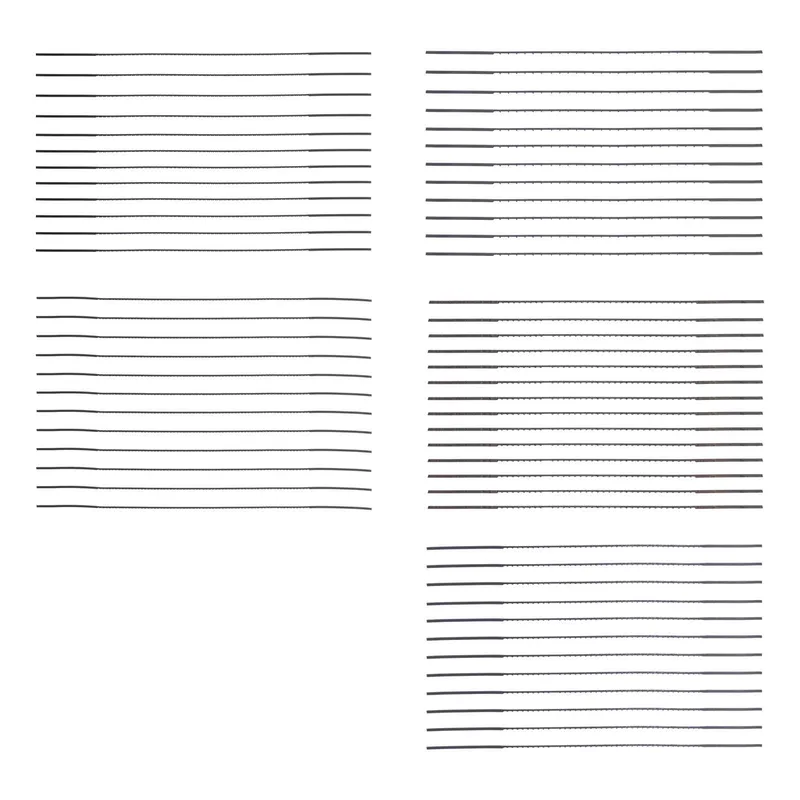 Universal 60tlg. Sägeblatt-Set Dekupiersägeblätter Scheppach - 60 Stück (5x12 Stück) von Scheppach – Produktbild 1 von 5
