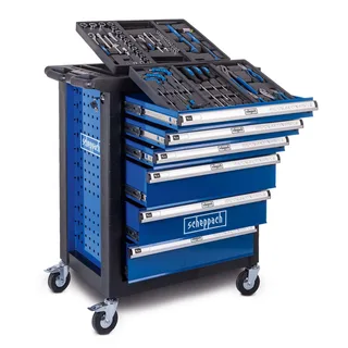Werkstattwagen TW1150 Scheppach - 70tlg. | max. 200kg Belastung | Abschließbare Schubladen | Chrom-Vanadium-Stahl Werkzeuge by Scheppach – product image 1 of 5