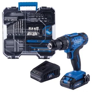 Werkzeugkoffer C-DTB74/1-X Scheppach -20V | 1,5-13mm Spannbereich | 50Nm Drehmoment | ohne Schlagfunktion | inkl. 2Ah Akku + 2,4A Ladegerät von Scheppach – Produktbild 1 von 5