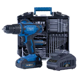 Werkzeugkoffer C-DTB74/1-X Scheppach -20V | 1,5-13mm Spannbereich | 50Nm Drehmoment | ohne Schlagfunktion | inkl. 2Ah Akku + 2,4A Ladegerät fra Scheppach – produktbillede 1 af 5