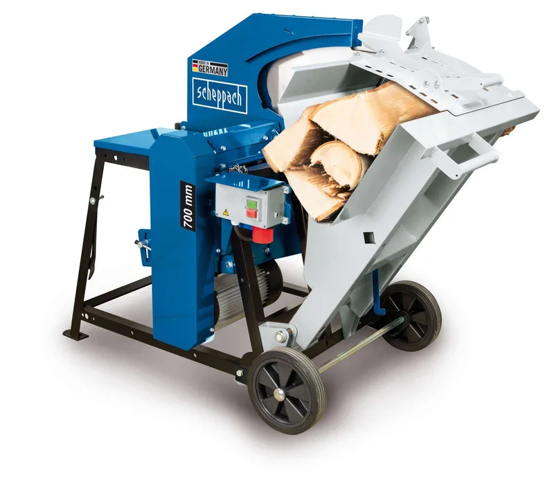 Wippsäge KW7 Scheppach - 400V 5200W | 700mm HW-Sägeblatt | 250-1500mm Schnittlänge | Schnitt-Ø 260mm | Keilriemenantrieb by Scheppach – product image