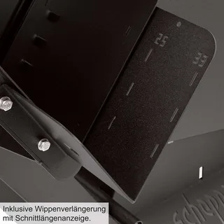 Wippsäge WOX D700 Black Edition Scheppach - 400V 7500W | 700mm HW-Sägeblatt | 250-1500mm Schnittlänge | Schnitt-Ø 240mm | inkl. Wippenverlängerung by Scheppach – product image 3 of 3