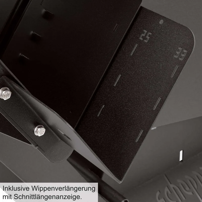 Wippsäge WOX D700 Black Edition Scheppach - 400V 7500W | 700mm HW-Sägeblatt | 250-1500mm Schnittlänge | Schnitt-Ø 240mm | inkl. Wippenverlängerung by Scheppach – product image 3 of 3