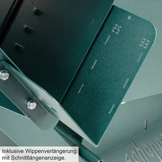 Wippsäge WOX D700 Forest Edition Scheppach - 400V 7500W | 700mm HW-Sägeblatt | 250-1500mm Schnittlänge | Schnitt-Ø 250mm | inkl. Wippenverlängerung von Scheppach – Produktbild 2 von 3