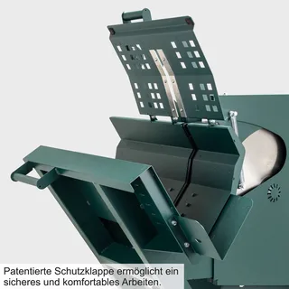 Wippsäge WOX D700 Forest Edition Scheppach - 400V 7500W | 700mm HW-Sägeblatt | 250-1500mm Schnittlänge | Schnitt-Ø 250mm | inkl. Wippenverlängerung von Scheppach – Produktbild 3 von 3