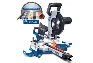 Zug- und Kappsäge Scheppach HM110MP Zugsäge Kappsäge Gehrungssäge mit Laser + Softstart van Scheppach – productafbeelding 1 van 5