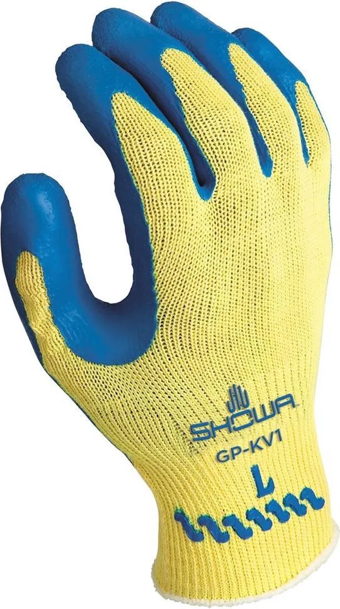Kevlar GP-KV1 Aramide Grip Werkhandschoenen de Showa, Jaune, XL – image du produit