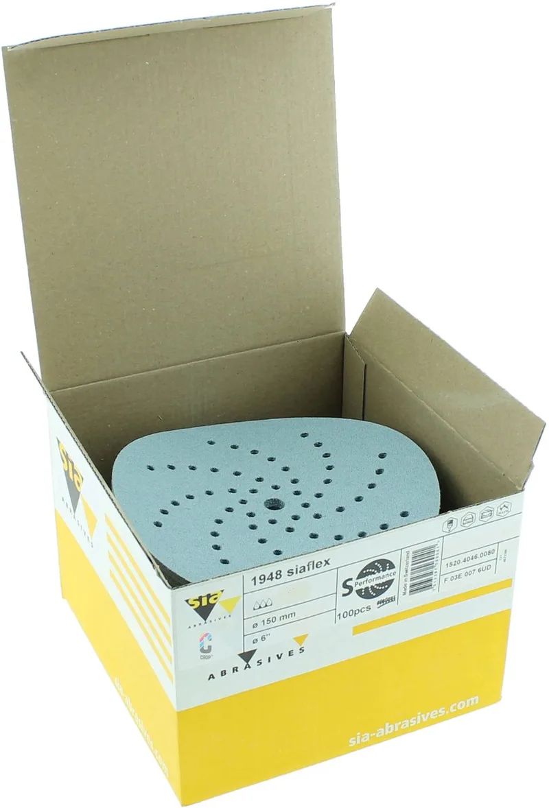 SIA 1948 Siaflex Schuurschijven MH 150mm P150 (100st.) by Sia Abrasives – product image