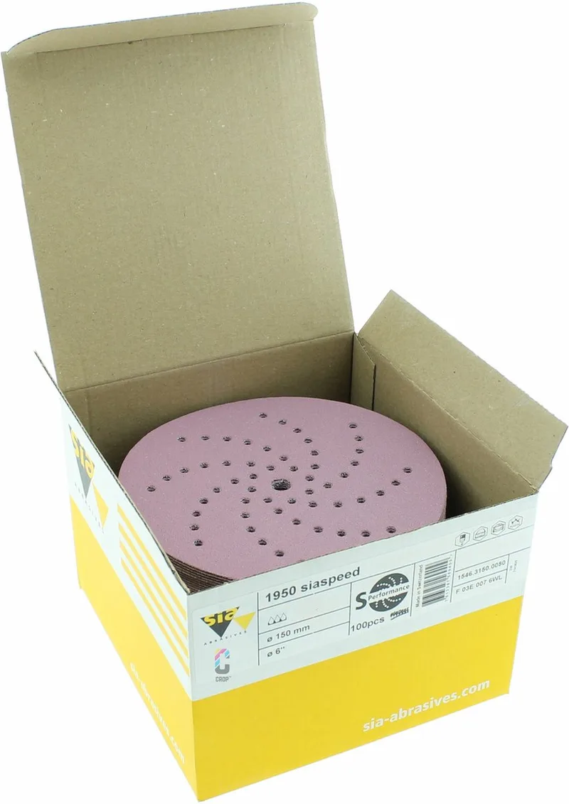 SIA 1950 Siaspeed Schuurschijven MH 150mm P280 (100st.) de Sia Abrasives – image du produit