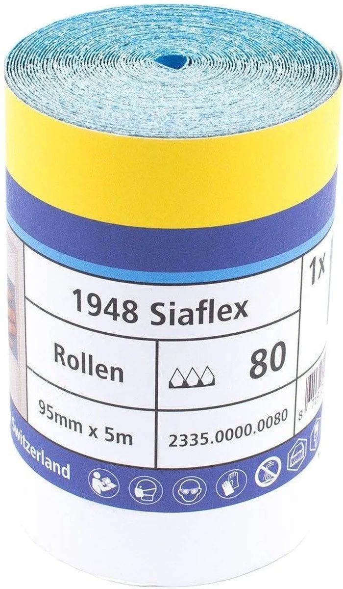 siaflex schuurpapier op rol P80 - 95 mm. x 5 meter by Sia Abrasives – product image