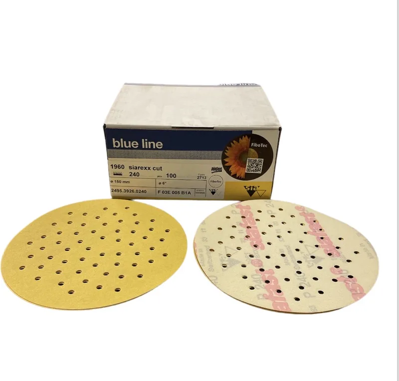 Siarexx Cut 1960/2713 Schuurschijf - P240 - Diameter 150 mm - Prijs per doos ( inhoud 100 stuks) de Sia Abrasives – image du produit