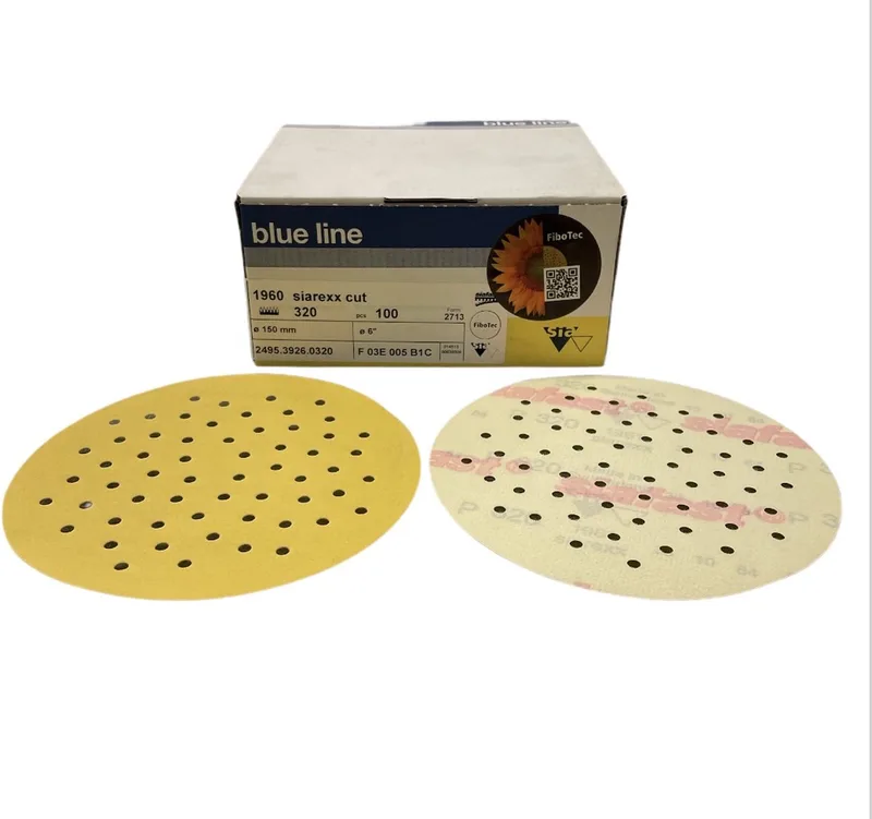 Siarexx cut 1960/2713 Schuurschijf - P320 - Diameter 150 mm - Prijs per doos ( inhoud 100 stuks) de Sia Abrasives – image du produit