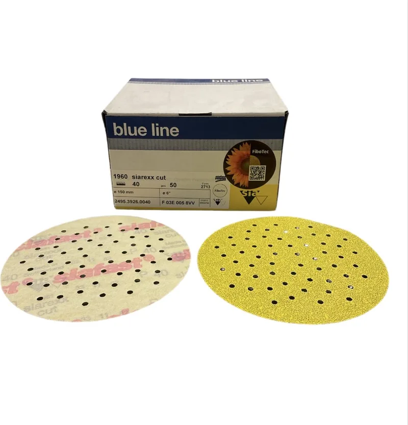 Siarexx Cut 1960/2713 Schuurschijf - P40 - Diameter 150 mm - Prijs per doos ( inhoud 50 stuks) de Sia Abrasives – image du produit