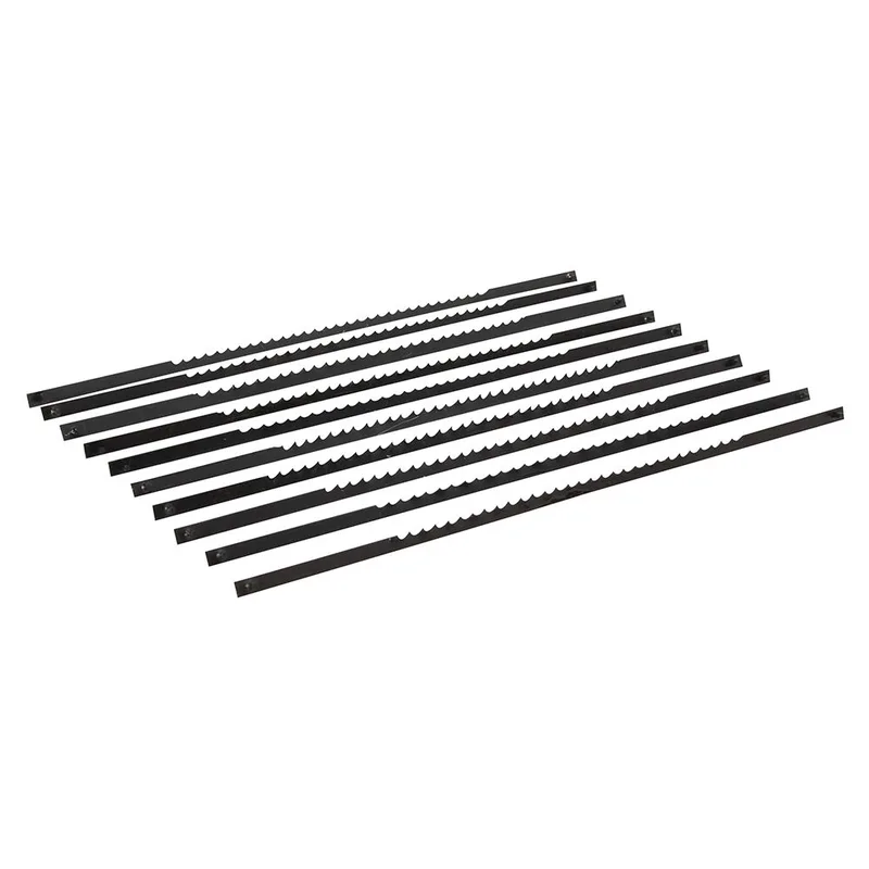 10 x Sägeblätter für Dekupiersäge 130mm 10 ZpZ mit Haltestiften fra Silverline – produktbillede