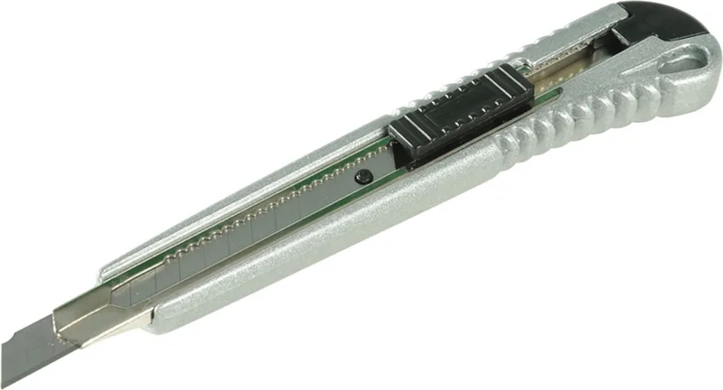 Afbreekmes - 9 mm - Zinklegering - 12 standen - 140 mm by Silverline – product image