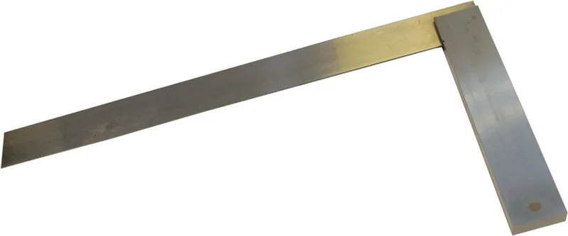Blokhaak - Winkelhaak - RVS - 300 mm - DIN875/1 by Silverline, Silver – product image