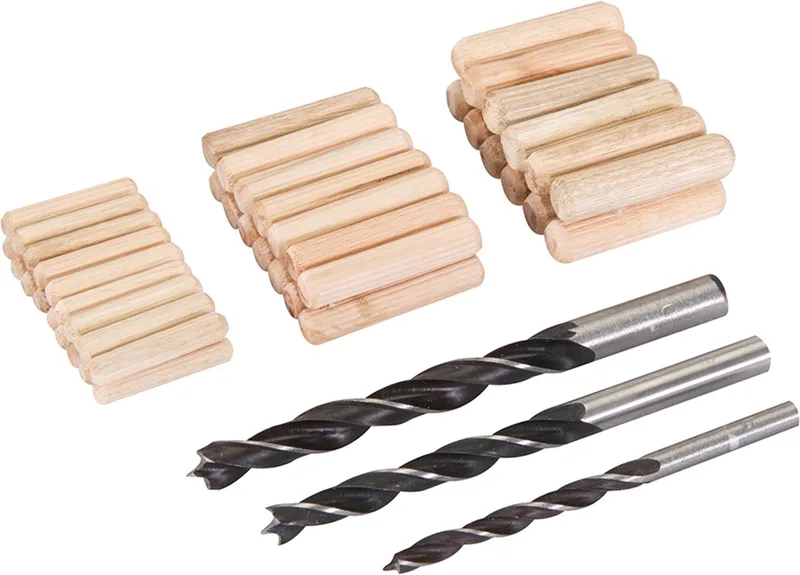 Deuvel- en boorset - 47-delig - Ø 6, 8 en 10 mm - Carbon staal de Silverline – image du produit
