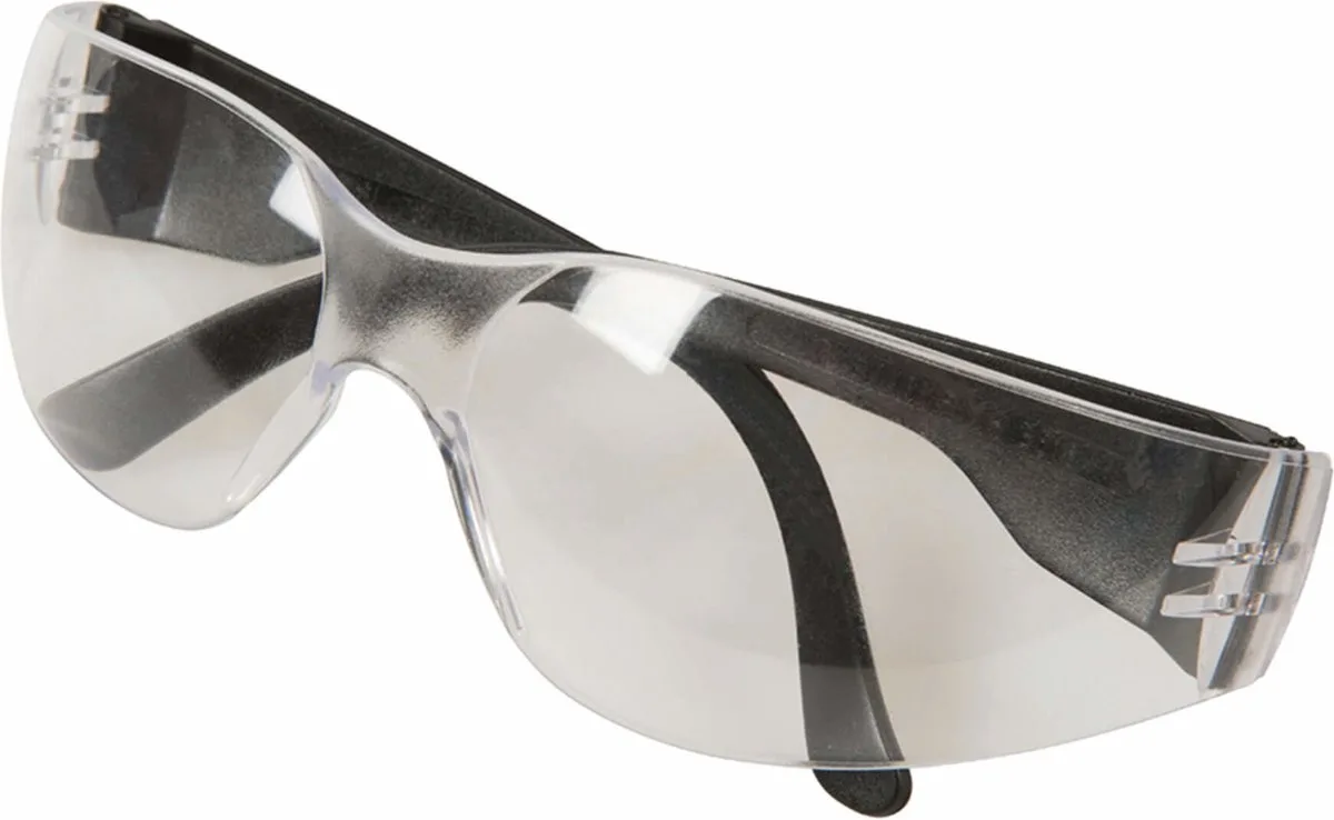 Doorlopende veiligheidsbril - krasbestendig - UV bescherming - lichtgewicht - helder lens de Silverline – image du produit