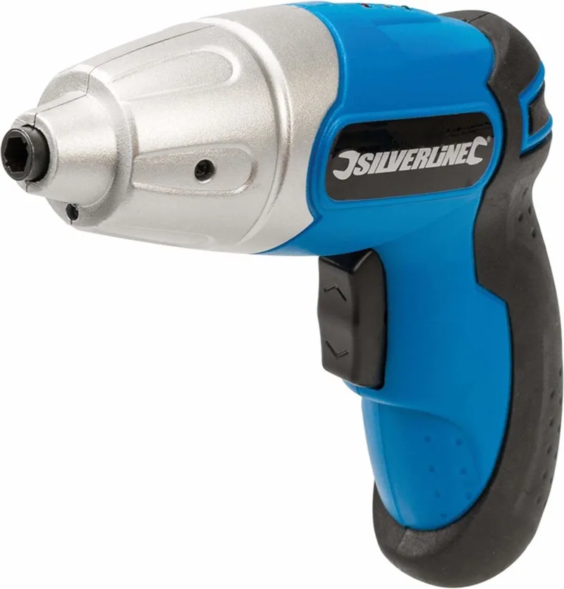 Draadloze Schroevendraaier Set - Ingebouwd Werklicht - 104-delig - 3,6 Volt van Silverline, Blauw – productafbeelding