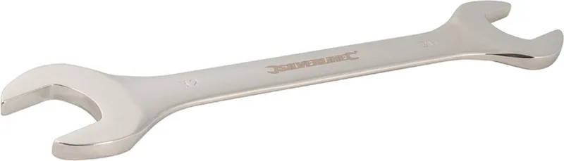 Dubbel open steeksleutel - gehard chroom vanadium staal - 30/32 mm - gepolijst de Silverline – image du produit