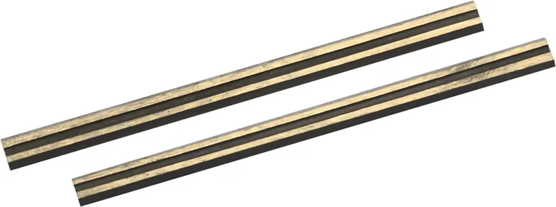 Duurzame hardmetalen schaafmachine bladen - 80 x 5.5 x 1.1 mm - 2 stuks de Silverline – image du produit