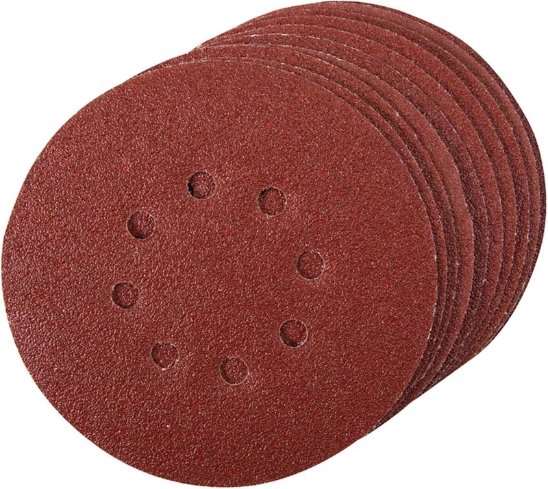 Geperforeerde klittenband schuurschijven - Ø 150 mm - korrel 60 - set van 10 stuks by Silverline – product image