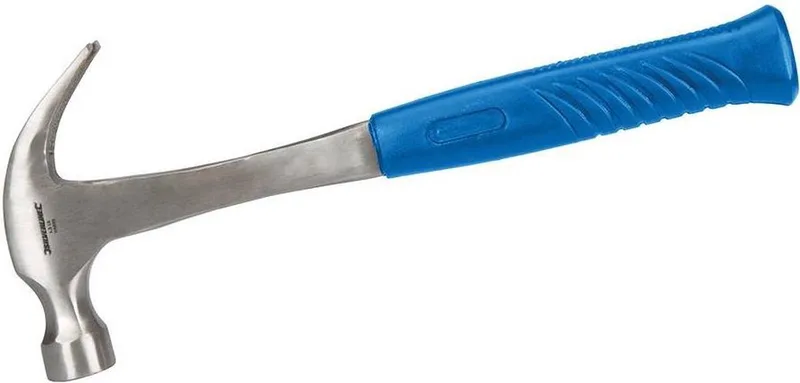 Gesmede klauwhamer - antislip handvat - 454 gram van Silverline – productafbeelding