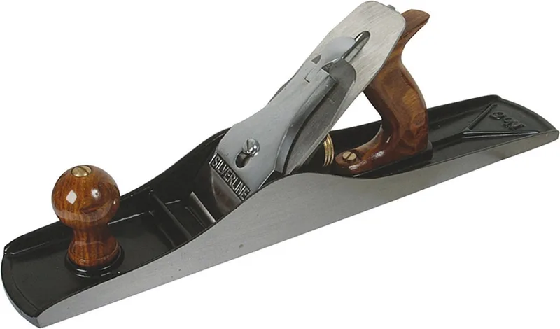 Handschaaf - Gietijzer en Palissander - Heavy-Duty Blad - 60 mm - Nummer 6 de Silverline, Noir – image du produit