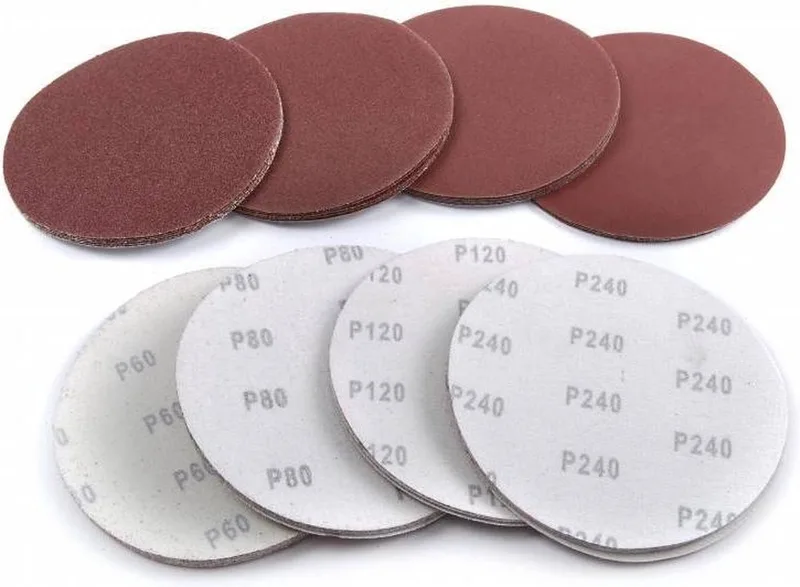 Klittenband Schuurschijven 180 mm. - 120 Korrel - 10 stuks de Silverline – image du produit