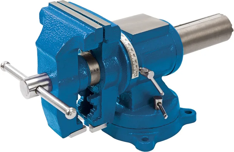 Multifunctionele bankschroef - 360 graden rotatie - 125 mm kaken - roestbestendig - 17,5 kg von Silverline – Produktbild