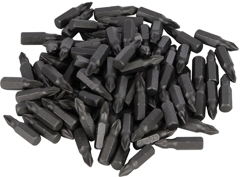 Pozidriv PZ1 Schroefbits Set 100 Stuks - 25mm by Silverline – product image