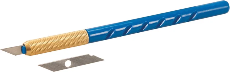 Precisie scalpel - Hobbymes - Inclusief 25 reserve mesjes - Geribbelde grip - Lichtgewicht by Silverline – product image