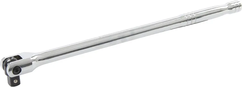 Ratelsleutel - scharnierkop - chroom vanadium staal - 375 mm van Silverline, Zilver – productafbeelding