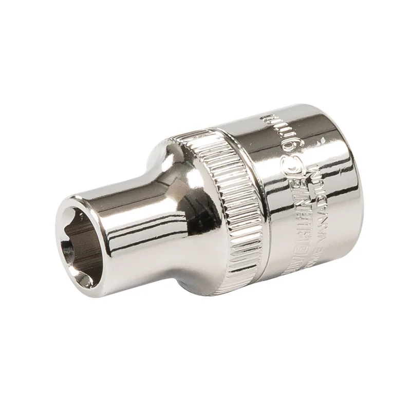 Sechskant Steckschlüsseleinsatz metrisch 1/2-Zoll-Antrieb 9 mm Nuss von Silverline – Produktbild