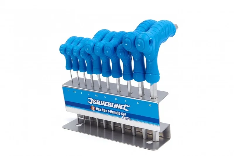 Silverline 10 Delige T-Grepen Inbussleutel Set by Silverline – product image 2 of 3