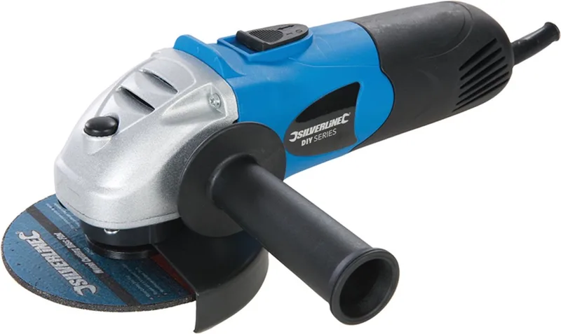 Silverline 650 Watt Haakse Slijpmachine, 115 mm van Silverline – productafbeelding