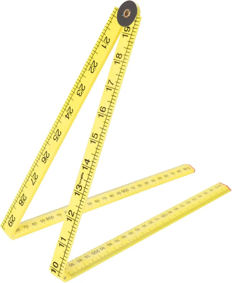 Silverline 733241 Duimstok - kunststof - 1m von Silverline, Gelb – Produktbild