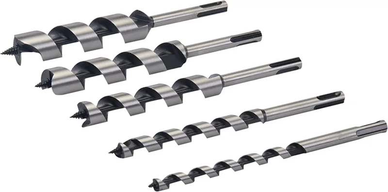 Slangenboor set - SDS Plus - Ø 10-25 mm - 235 mm - 5-delig van Silverline – productafbeelding
