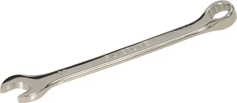 Steekringsleutel - Gehard Staal - 11 mm - Chroom - Hoogglans Afwerking von Silverline – Produktbild