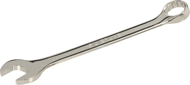 Steekringsleutel - gehard staal - 22 mm - chroom - hoogglans afwerking de Silverline – image du produit