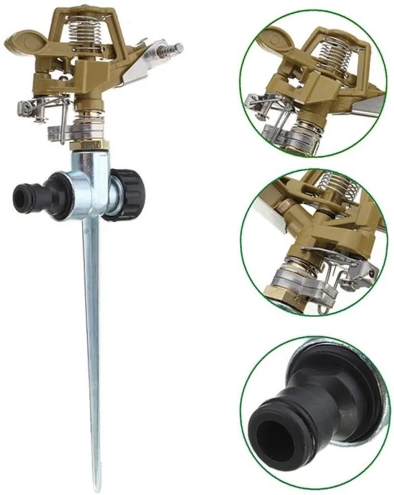 Tuinsproeier - Sectorsproeier Messing - 1/2 inch Aansluiting de Silverline – image du produit