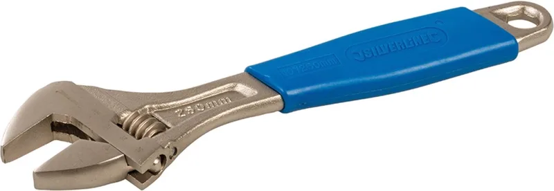 Verstelbare moersleutel Lengte 250 mm - kaak 27 mm van Silverline – productafbeelding