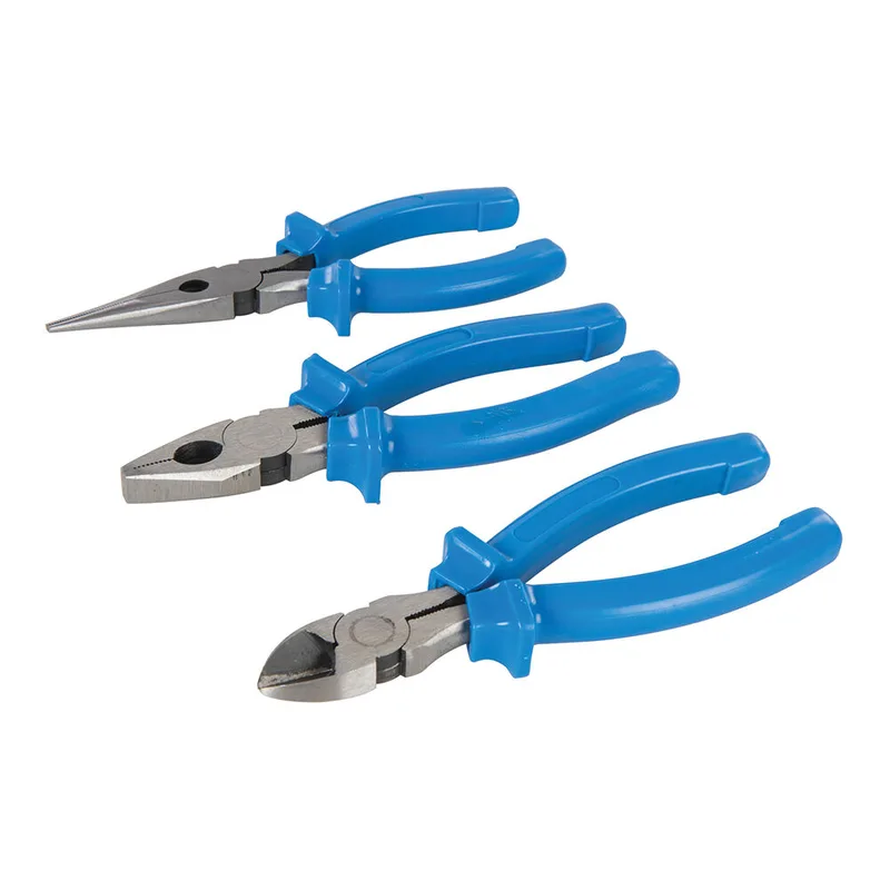 Zangen Set 160 mm Spitzzange Kombizange Seitenschneider de Silverline – image du produit