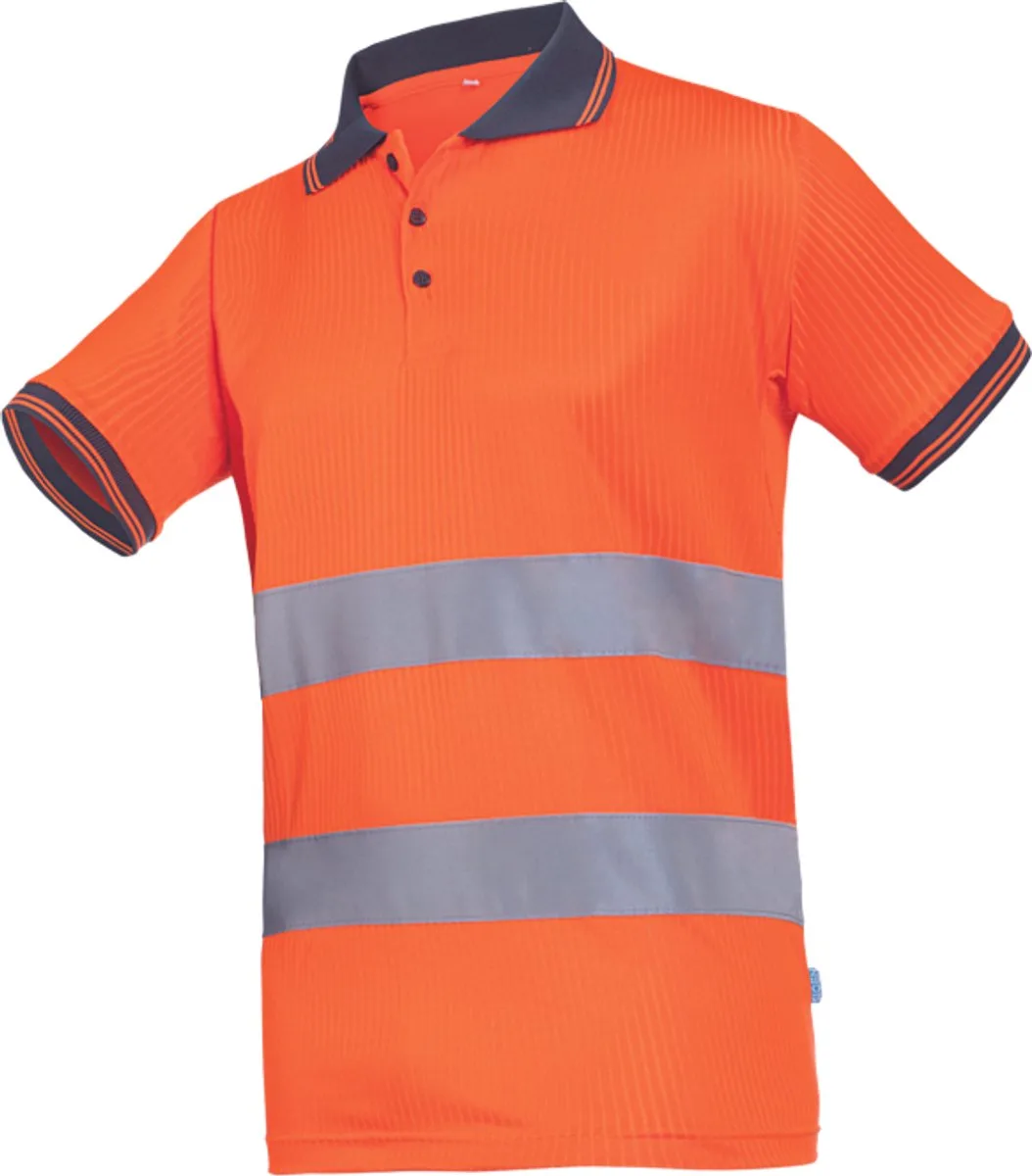 Naro high-vis polo shirt 03040125 - HV Oranje van Sioen, HV Oranje, M – productafbeelding