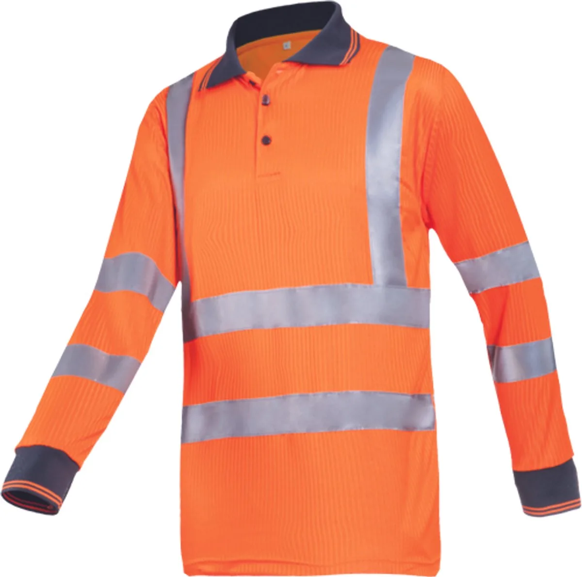 OLGIATA high-vis lange mouw polo 03040083 - HV Oranje van Sioen, HV Oranje, L – productafbeelding